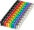 Pikkukuva 3 / 3: Microconnect MC-CABLEMARKER, Musta, Sininen, Ruskea, Vihreä, Harmaa, Oranssi, Punainen, Violetti, Valkoinen, Keltainen, 100 kpl, 500 g