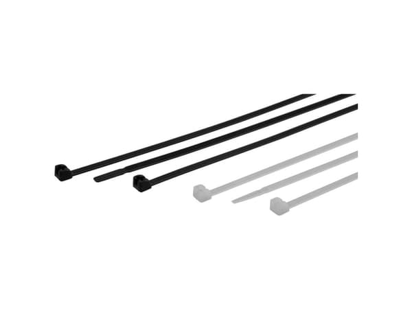 Helukabel 907038-500 T-SKU 7-95 Kabelstrips med ståltunge 340 mm 7 mm Sort Med metaltap 500 stk