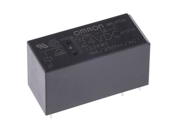 Omron G2RL-1A-E-DC24 Tehorele 24 V/DC 16 A 1 x päätepysäytys 1 kpl Laukku Pussi