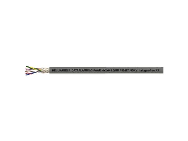 Helukabel 52477-100 Datakabel 4 x 2 x 0.75 mm² Grå 100 m