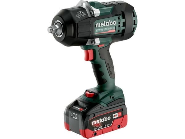 Metabo SSW 18 LTX 1450 BL - Mutterdragare - sladdlös - 1/2-tums kvadrat-drive - 1450 N·m - 2 batterier - 18 V