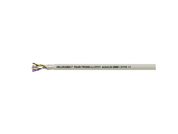Helukabel 21118-100 Datakabel 3 x 2 x 0.34 mm² Grå 100 m