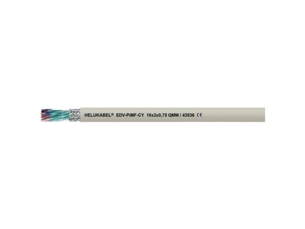 Helukabel 43554-100 Datakabel 6 x 0.5 mm² Grå 100 m