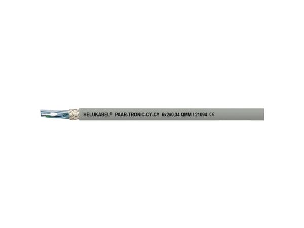 Helukabel 21093-100 Datakabel 4 x 2 x 0.34 mm² Grå 100 m