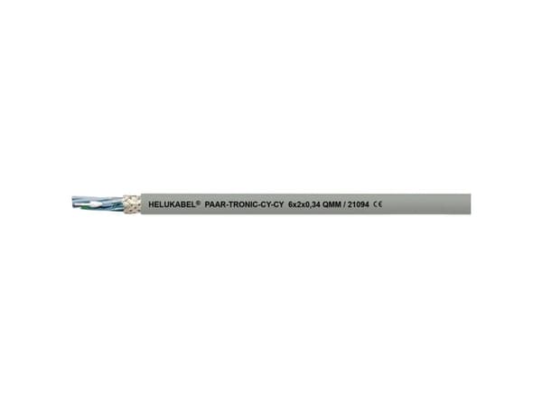 Helukabel 21065-100 Datakabel 2 x 2 x 0.14 mm² Grå 100 m