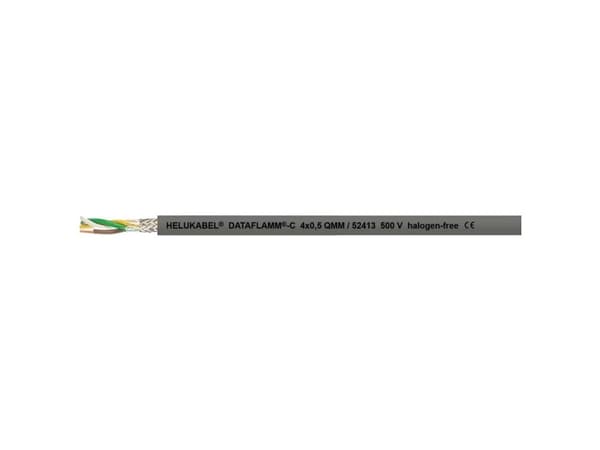 Helukabel 52398-100 Datakabel 4 x 0.34 mm² Grå 100 m