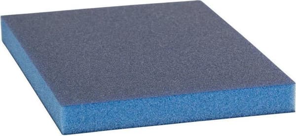 Bosch 2609256351. Produkttype: Slibepude, Type: Superfint korn, Farve på produkt: Sort, Blå. Bredde: 68 mm Dybde: 120 mm Tykkelse: 1,3 cm Antal pr. pa