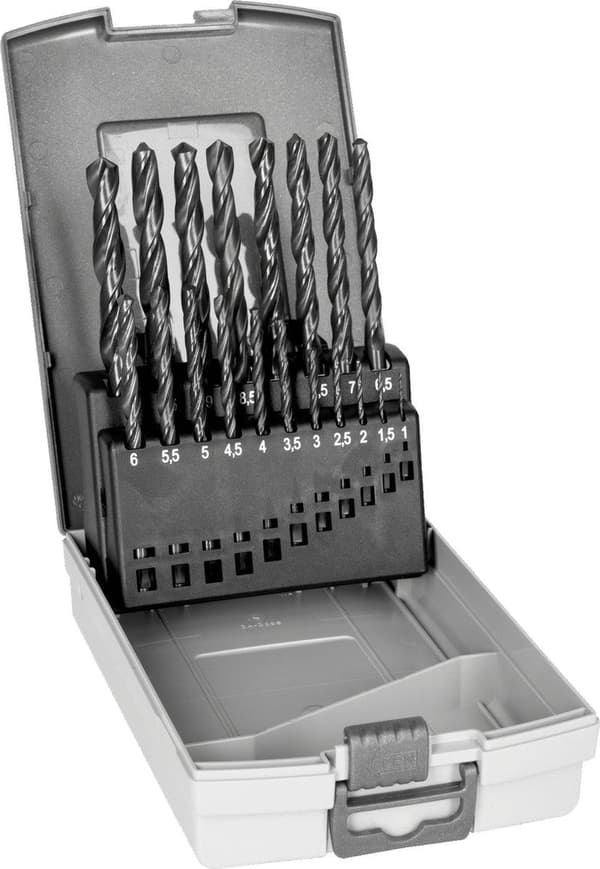 Bahco 4515-SET-19 HSS-R kierreporasarja 19 osaa 1 mm, 1,5 mm, 2 mm, 2,5 mm, 3 mm, 3,5 mm, 4 mm, 4,5 mm, 5 mm, 5,5 mm, 6 mm, 6,5 mm, 7 mm, 7,5 mm, 8 mm
