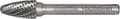 Pikkukuva 2 / 2: Makita B-52788 Burr Volframikarbidi Pyöreä kaari Tuotteen mitat, Ø 10 mm Työpituus 20 mm Varren halkaisija 6 mm 1 kpl (B-52788)