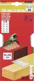 Miniatyrbild 1 av 4: kwb 818204 sandpapper 40 korn (L x B) 230 mm x 93 mm 10 st. (818204)