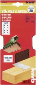 Miniatyrbillede 1 af 3: kwb 818224 sandpapir korn 240 (L x B) 230 mm x 93 mm 10 stk (818224)