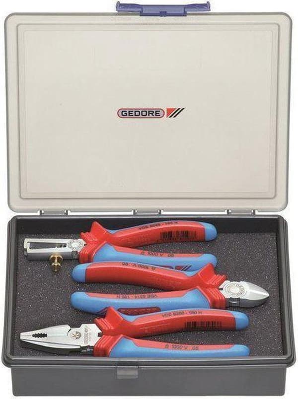 Gedore 1102-004 VDE VDE tangsæt, 3 dele i L-BOXX Mini (1708244)