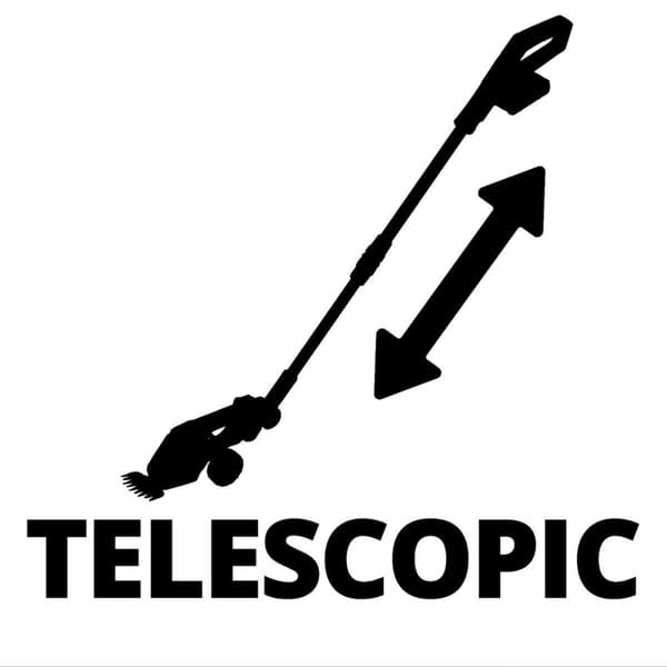 Einhell GC-CG 3.6/70 Li akkupensasleikkuri, teleskooppiset ruoholeikkurit, teleskooppipensasakset, pensassaksien jatkoputki, sis. ruoho- ja pensassaks