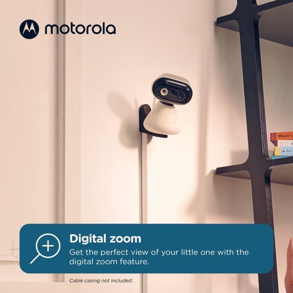Motorola PIP1500 Baby Video Monitor 300m FHSS Black - White (505537471397)