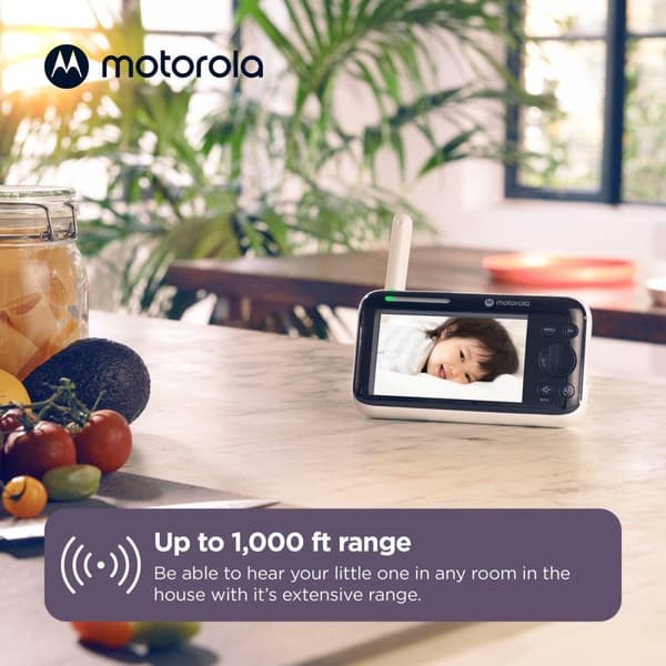 Motorola PIP1610 - 300 m - WLAN - kamera - hvid - 12,7 cm (5") - 1920 x 1080 pixels (505537471422)