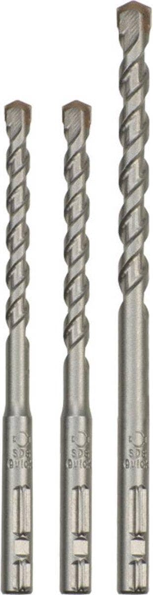 kwb 035600 Betonikierreporasarja 5 mm, 6 mm, 8 mm SDS-Quick 1 kpl (035600)