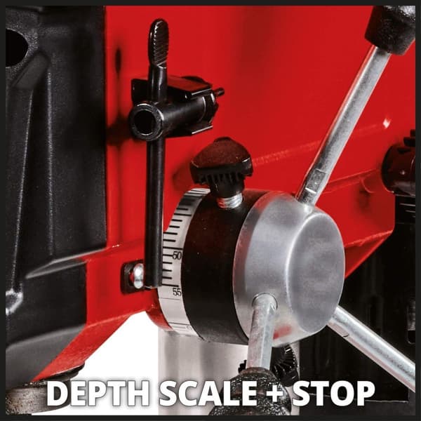 Einhell TC-BD 500. Produkttyp: bänkborr, hylstyp: skiftnyckel, chuck: B16. Rotationshastighet (min): 300 rpm, Rotationshastighet (max): 2410 rpm, Borr
