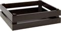 Miniatyrbillede 1 af 2: APS buffetboks SUPERBOX (B)350 x (D)290 x (H)105 mm, sort af akacietræ, velegnet til GN 1/2, som klassisk - 1 stk (11627)