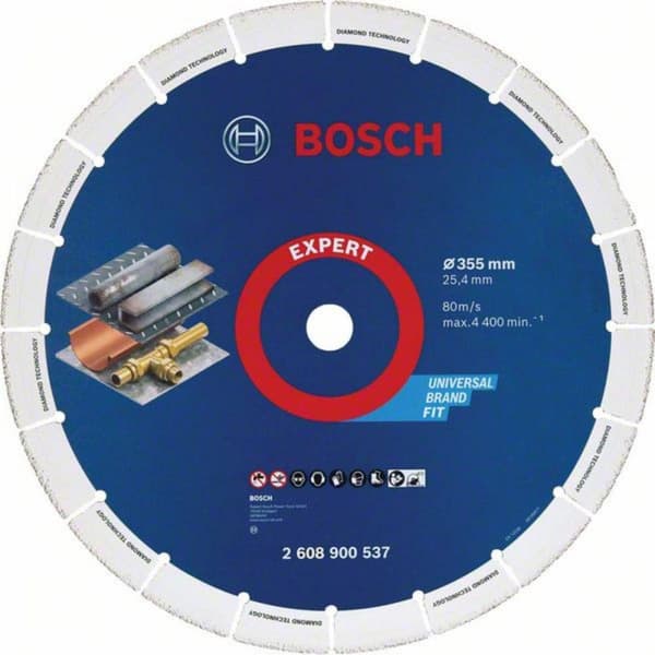 Bosch Expert - diamantskæreskive - til metal, rustfrit stål, stål, kobber, støbejern - 355 mm