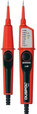 Pikkukuva 1 / 5: Benning DUSPOL -asiantuntija kaksinapainen jännitetesteri, 12 V - 1000 V AC/DC LED CAT IV 600 V / CAT III 1000 V (050262)