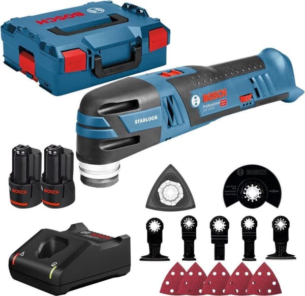 Bosch GOP 12V-28 Professional - Värähtelevä monitoimityökalu - johdoton - 2 akkua - 12 V