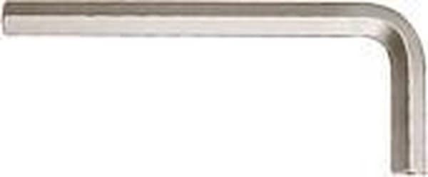 wiha sekskantnøgle, kort, blank forniklet (01148) 3,5 x 70 mm, 26 mm (351035)