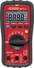 Pikkukuva 1 / 6: BENNING-yleismittari 0,0001-600 V AC/DC 0,001-10A vaihtovirta MM 5-2 (044071)