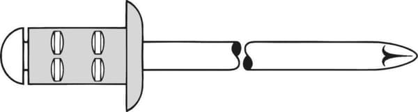 GESIPA blindnitte alu./stål 4x10mm dxl PolyGrip GESIPA f.0.5-6.5mm (6700071)