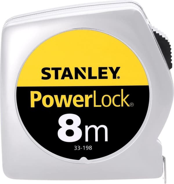 Stanley 0-33-198 Mål 8 mx 25 mm i ABS Powerlock Classic (0-33-198)