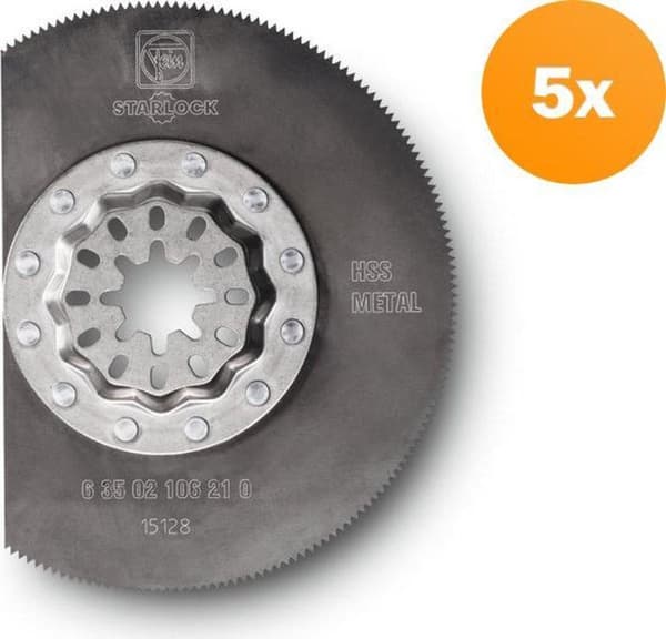 FEIN 63502106230 - Savklinge - Metal - Ikke-jernholdigt metal - Spartelmasse - Træ - Højhastighedsstål (HSS) - 8,5 cm - 5 stk (63502106230)