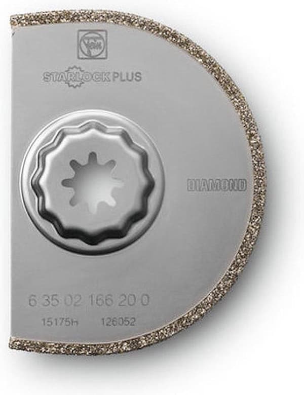 Fein diamantsegmentsågblad 75 mm 63502114230 Lämplig för märken Fein, Makita, Bosch, Milwaukee, Metabo 5 stycken (63502114230)