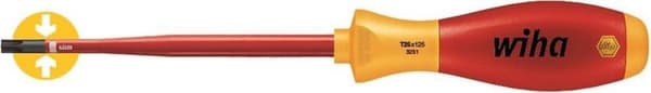Wiha VDE Torx skruetrækker størrelse T 30 Bladlængde: 125 mm DIN ISO 8764, DIN EN 60900 (36541)