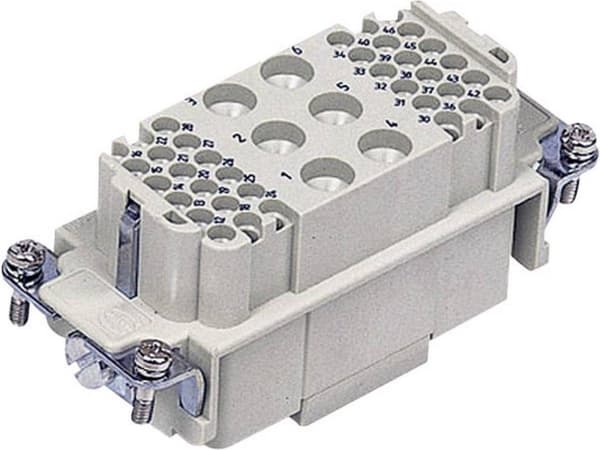 Harting 09 38 042 3101 - Han K6/36 - Grå - Polycarbonat - 690 V - 40 A - IEC 61984 EN 60664-1 DNV GL UL 1977 ECBT2.E235076 CSA-C22.2 No. 582.2 No. 582