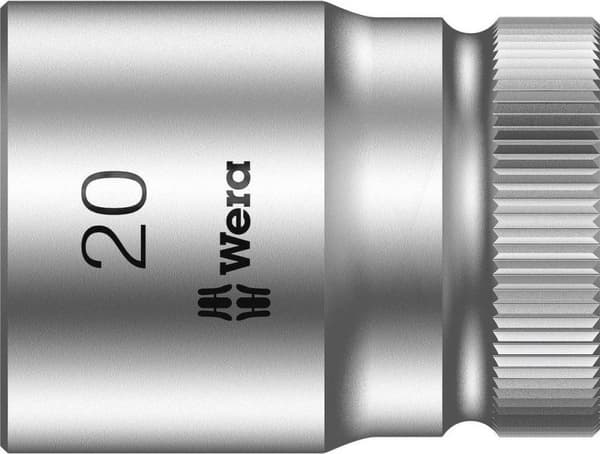 Wera 8790 HMC Zyklop møtrik 1/2" 20,0x37,0 05003611001 nøglestørrelse 20 mm længde 100 mm (05003611001)