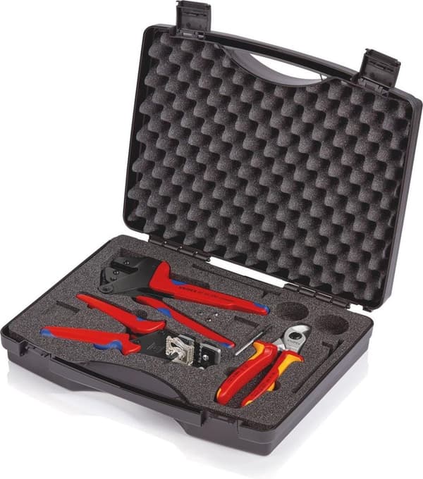 Knipex 97 91 01 Teknikerværktøjssæt i etui, 3 stk.