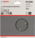 Miniatyrbillede 1 af 3: Bosch excentrisk slibepapir med velcro, perforeret korn 1200 (Ø) 150 mm Best for Stone 2608605132 5 stk (2608605132)