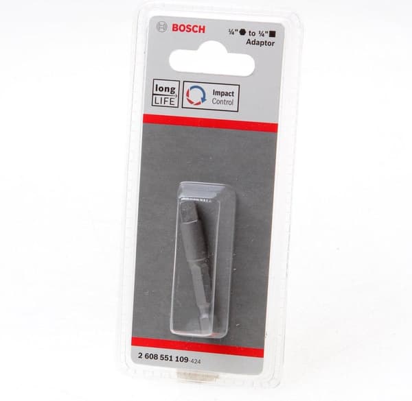 Bosch Impact Control - fatningsadapter - 1/4" - unbrakon - længde: 50 mm (2608551109)
