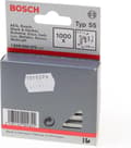 Miniatyrbillede 1 af 3: Bosch smal kronehæftetype 55, 6 x 1,08 x 16 mm, pakke med 1000 1000 stk. 1609200372 (1609200372)