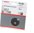 Miniatyrbillede 1 af 3: Bosch random orbital slibepapir med velcro, perforeret korn 120 (Ø) 125 mm Best for Stone 2608605117 5 stk (2608605117)