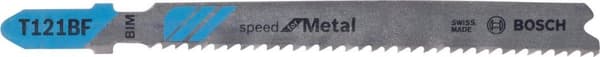 Bosch T 121 BF - Bimetal - Stiksav - Aluminium - Plade (medium styrke) (2608636701)