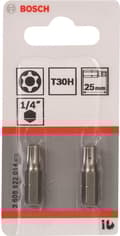 Miniatyrbillede 1 af 5: Bosch Torx bit TR 30 ekstra hård C 6.3 2 stk (2608522014)