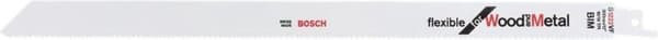 Bosch fleksibel til træ og metal S 1222 VF - savklinge - til træ med søm, metalplader, profiler, glasfiberforstærket plast - 5 stk - længde: 300 mm