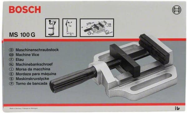Bosch-koneruuvipuristimet MS 100 G, 135 mm, 100 mm, 100 mm 2608030057 (2608030057)