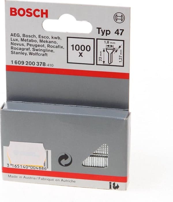 Bosch 1 609 200 378 rei'itys - naulasarja ja lävistys (1609200378)