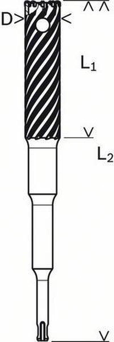 Bosch SDS-plus-9 - bor - til beton, skærende armeringsjern - 32 mm - SDS-plus - længde: 300 mm