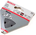 Miniatyrbillede 1 af 3: Bosch delta sandpapir med velcro, perforeret korn 1200 bredde på tværs af hjørner 93 mm Bedst til sten 2608605200 5 stk (2608605200)