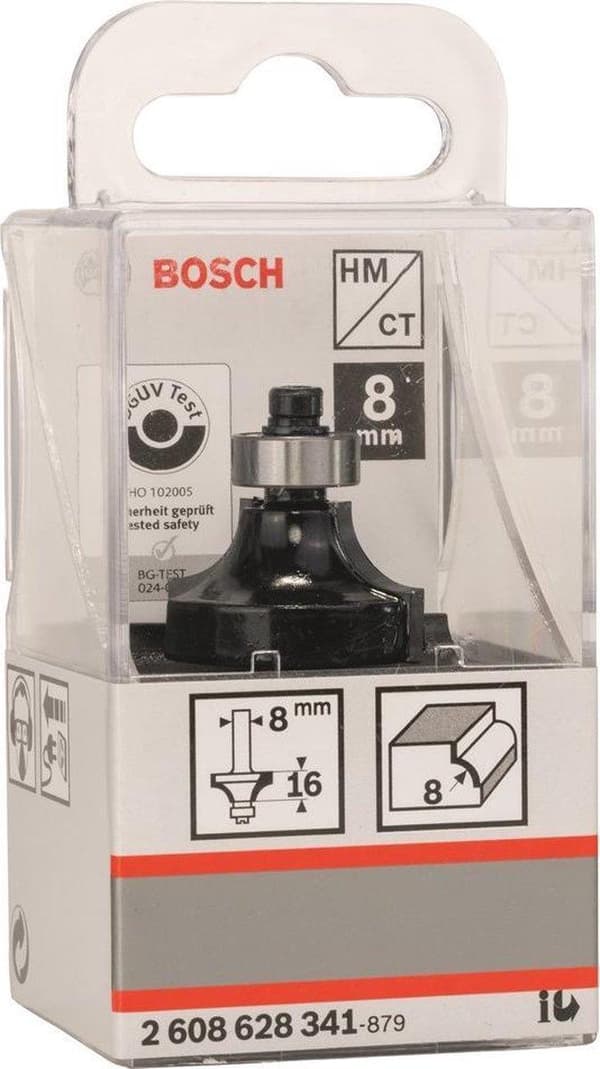 Bosch - fræsehoved - til træ - 28,7 mm - længde: 53 mm (2608628341)