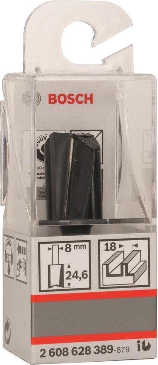Bosch - Afrundingsskærer - til plast, spånplader, massivt træ, Corian, slibemidler, medium density fiberboard (MDF) - Lige - 18 mm - Længde: 56 mm