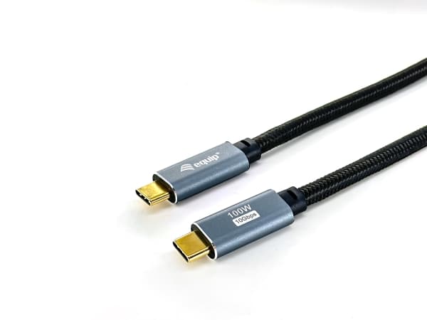 Equip USB Kabel 3.2 C -&gt; C St/St 2.00m 5A schwarz