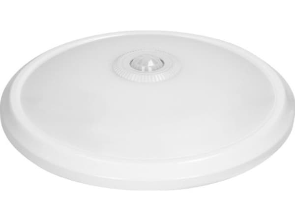 ORNO PLAFON ZONDA LED EMERGE12W, HVIT, PC, PIR SENSOR